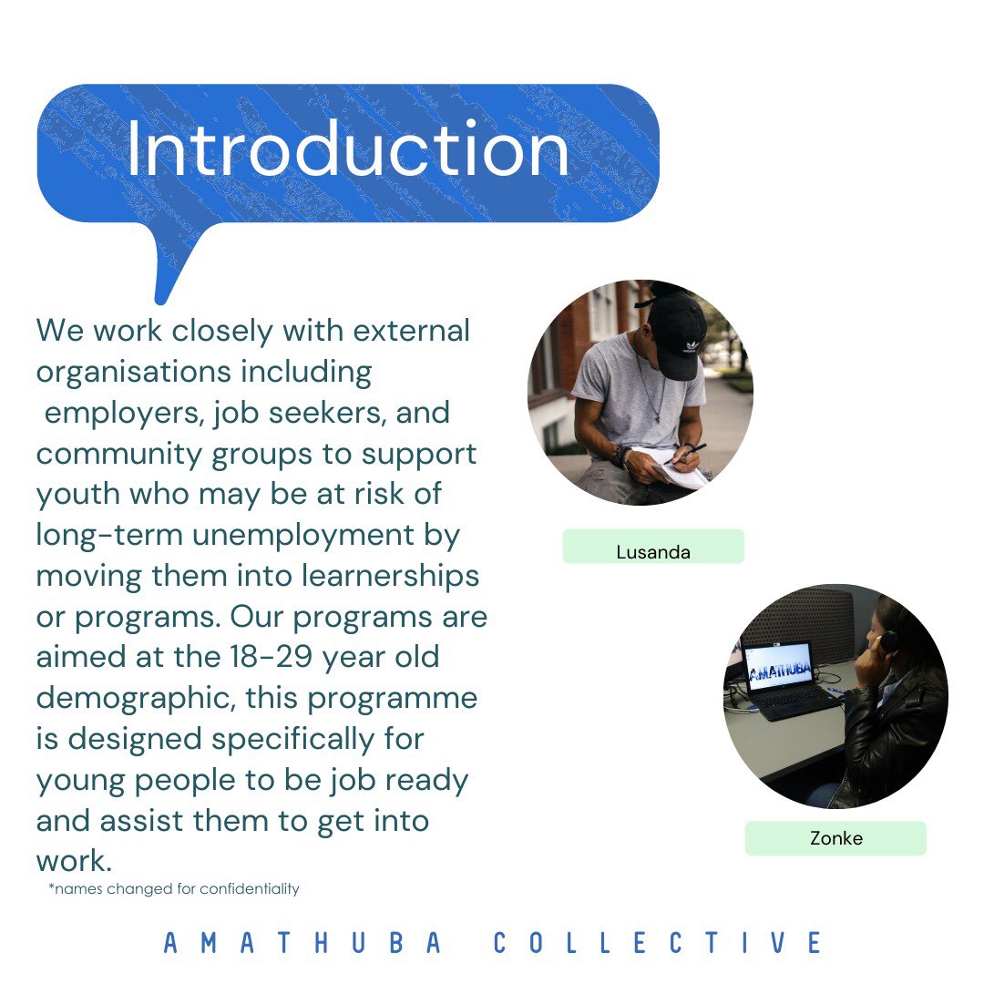 AmathubaC's tweet photo. Let us reintroduce ourselves 😁

We are a diverse team of Change Makers and Social Change Facilitators who share the belief that our young people have the potential to create new social and economic realities in South Africa. #creatingchange https://t.co/zO6vpTgATz
