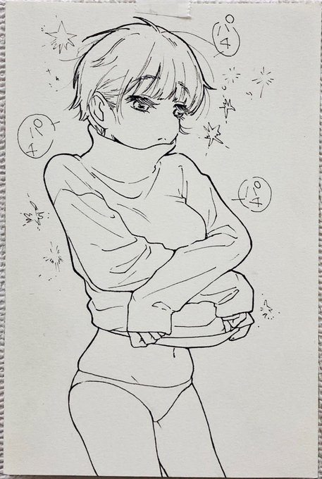 エッ…めっっちゃ可愛い…何この子…!!!胸の膨らみヘソ全て良い?????
やはり天才でわないか私…? 