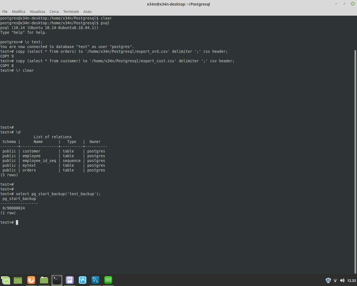ivanonatalini68's tweet photo. Postgresql Continuous Archiving and Point-in-Time Recovery (PITR), backup of database, incremental and continuous.
Belo an example.
#postgresql #backup #wal #disasterandrecovery #sql #dba #database #unix #linux #psql #pgsql #pitr #archiving #backend #fullstack https://t.co/Y8l4e0FTOk