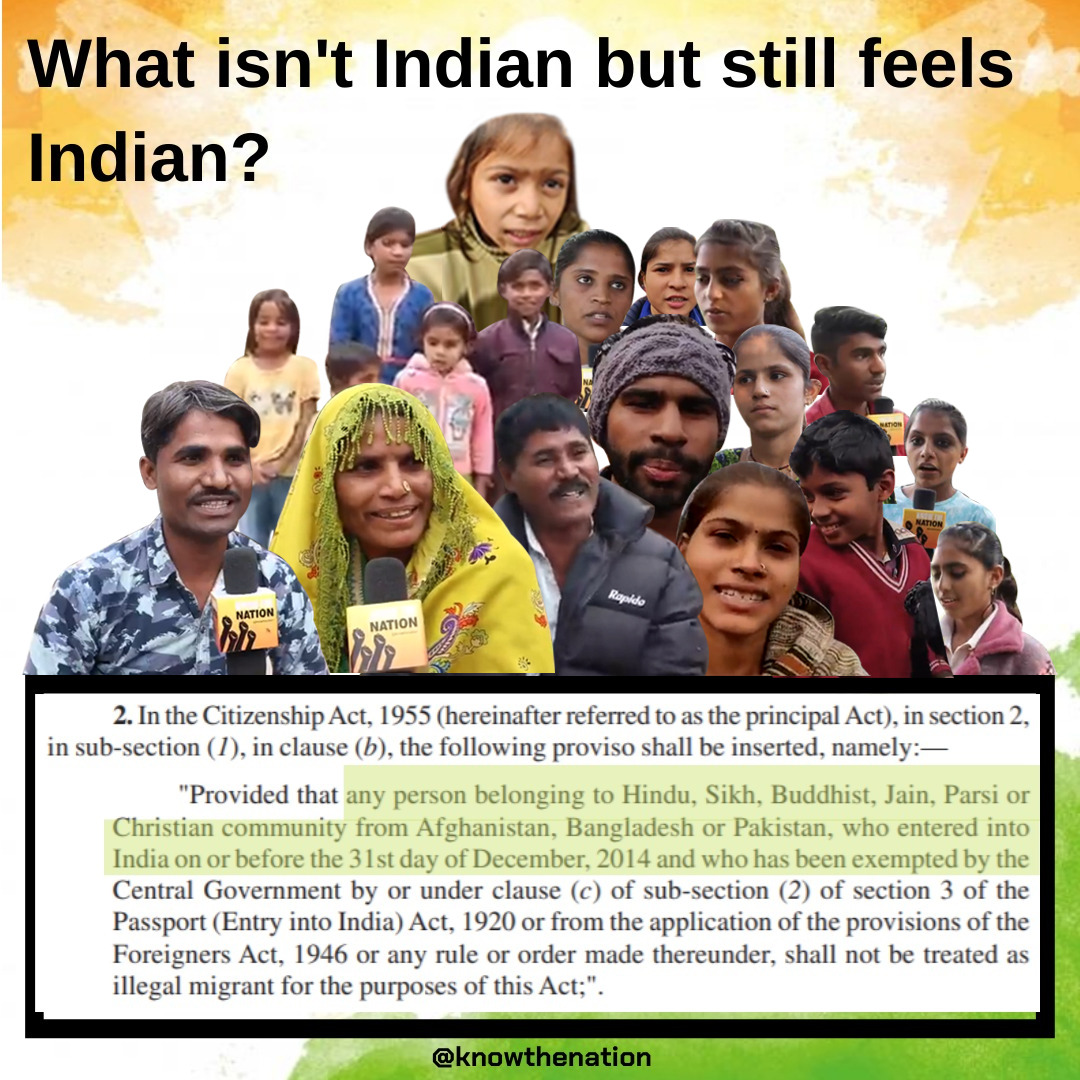 Here's our answer pick for the question : 'What isn't Indian but still feels Indian?'

#CAA #NRC #CitizenshipAmendmentAct #NPR