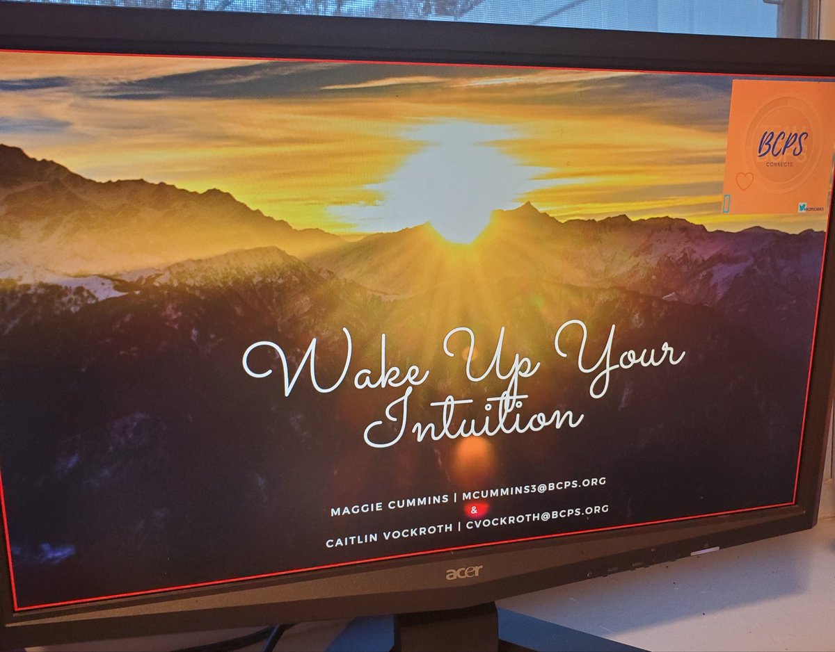 Ready to set intentions with <a href="/MTCummins/">Maggie Cummins</a> and our participants this morning. #bcpsconnects