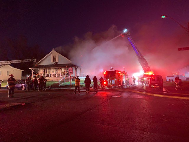 PHOTOS: Beech Grove area residence fire underway right now. These are pictures from <a href="/SheaGoodpaster/">Shea Goodpaster</a> at the scene. Avoid the area. <a href="/wrtv/">WRTV Indianapolis</a> <a href="/RafaelOnTV/">Rafael Sánchez</a>