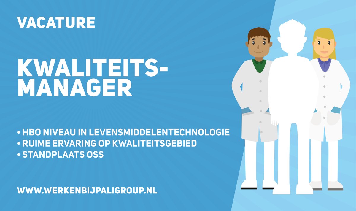 Voor onze locatie in Oss zijn wij opzoek naar een gedreven fulltime Kwaliteitsmanager. 

Geintresseerd? Bekijk dan de vacature op onze website: bit.ly/35DC6Uc

#vacature #wijzoekenjou #kwaliteitsmanagement #kwaliteitsmanager #collegagezocht #oss