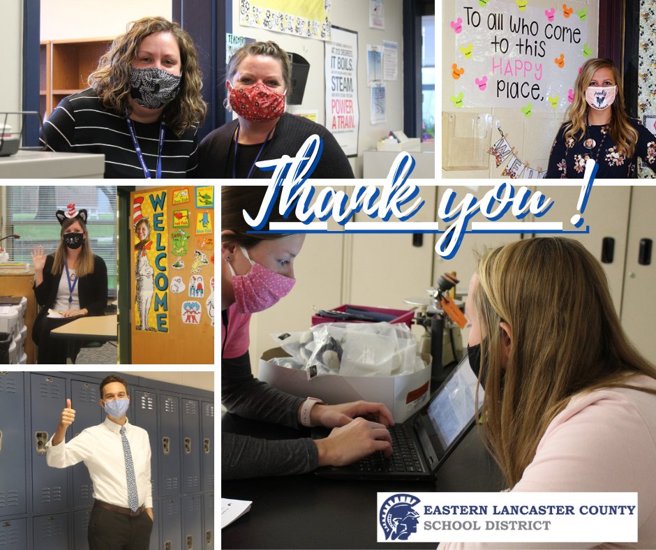 ElancoElem's tweet photo. Thank you to all of our teachers and administration for keeping our learners safe, healthy, and ready to learn! We greatly appreciate all the hard work our teachers &amp; administrators are doing to make learning happen to create a memorable year!  #aew2020 #spartanpride https://t.co/FprLLMtLDd