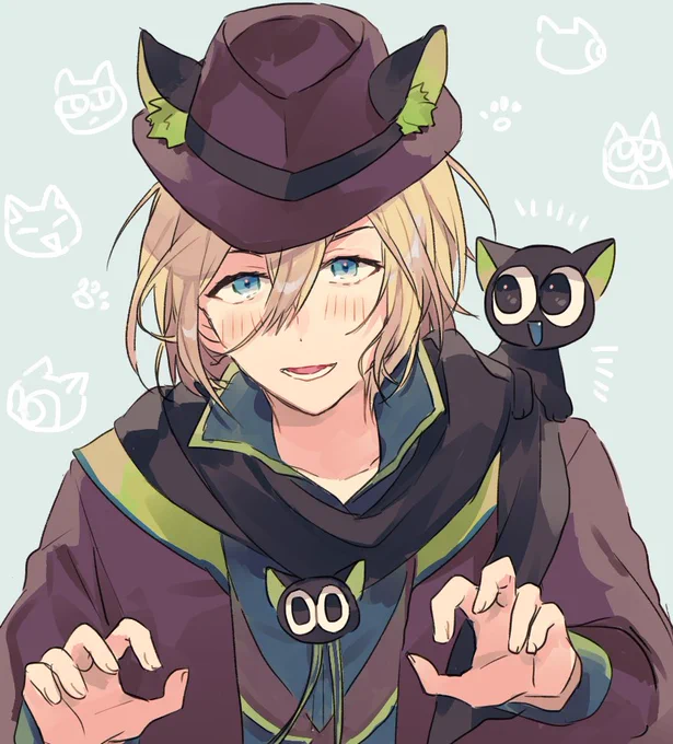 フリートしてたあんスタと羅小黒戦記の絵 