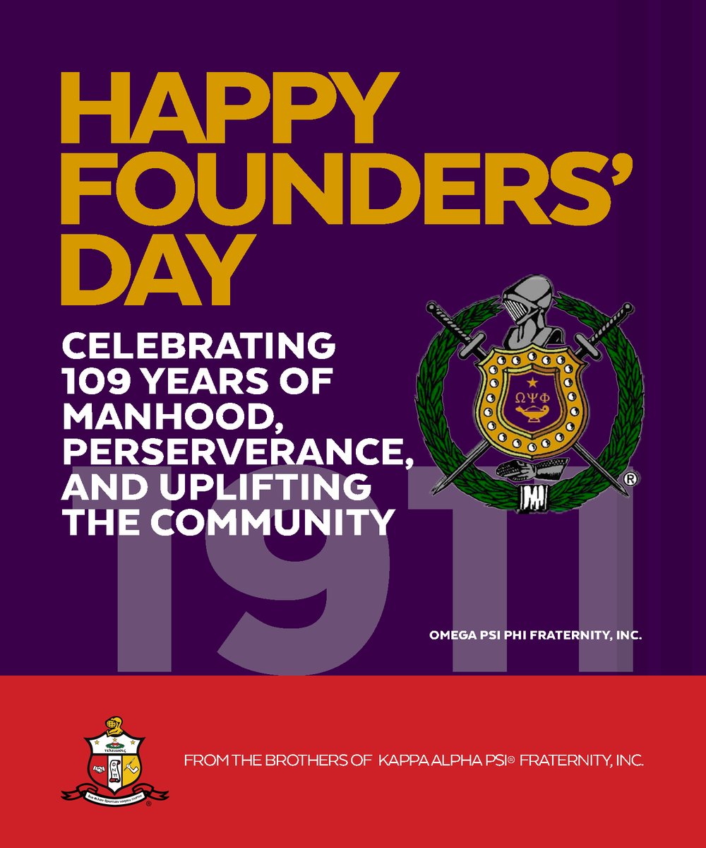 kapsi1911's tweet photo. Celebrating our fellow 1911 fraternity Omega Psi Phi. It was a great year. #greekunity @officialoppf https://t.co/4rSkLSbEu4