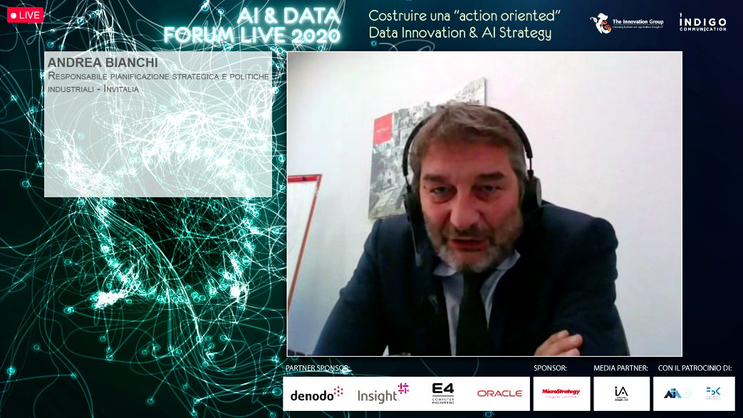 TIG_italia's tweet photo. "Dobbiamo cominciare a ragionare per ecosisitemi: l'ecosistema della ricerca, l'ecosistema della produzione e infine quello dei clienti cioè il settore pubblico e quello privato".
Andrea Bianchi, Responsabile pianificazione strategica e politiche industriali, @Invitalia
#tigAI https://t.co/eDGRgRoIPw