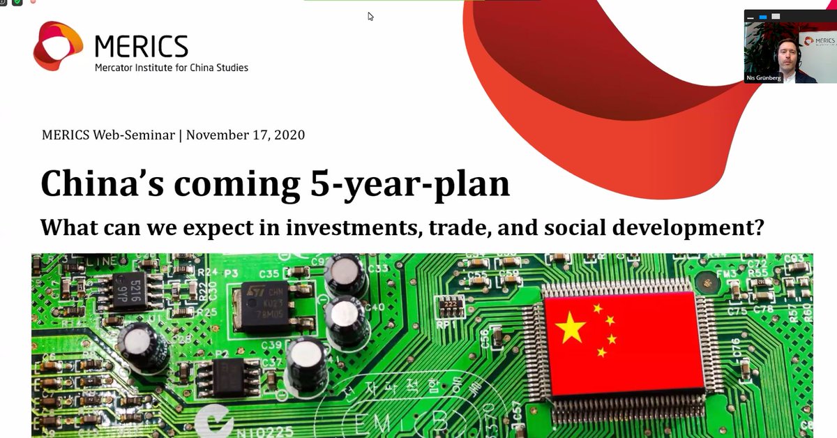 IikkaKorhonen's tweet photo. Joining @merics_eu seminar on China's coming 5-year-plan with @Aligarciaherrer @berthofmanecon https://t.co/dAUAiuOaJ8