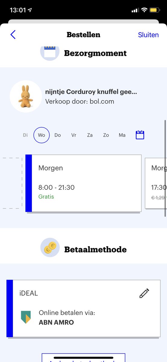 Cillalaa's tweet photo. @bol_com hi Bol, ik probeer een geboortecadeautje vandaag nog bezorgd te krijgen, volgens de postcode check moet dat kunnen, ik voeg select toe, maar tijdens het bestellen is dit niet meer mogelijk... help? Ook zie ik geen mogelijkheid om het in te laten pakken... https://t.co/Da9otO7i4V