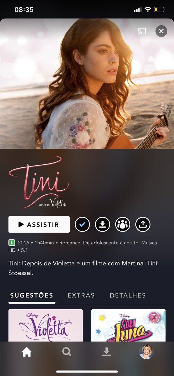 tinitabrazilian's tweet photo. eu tô mto emocionada 
Disney Plus com Violetta é tudo https://t.co/OHeBaPOogX