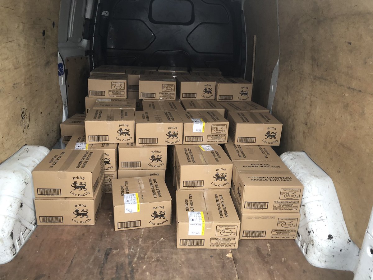 A big massive thank you to my good friends Jacob Watts &amp; Max Poynton @ Project.doughnut for the massive supply of over 6,000 eggs 🥚 for me to get out to the desperate family’s in our great city of Derby ❤️🙏🏽