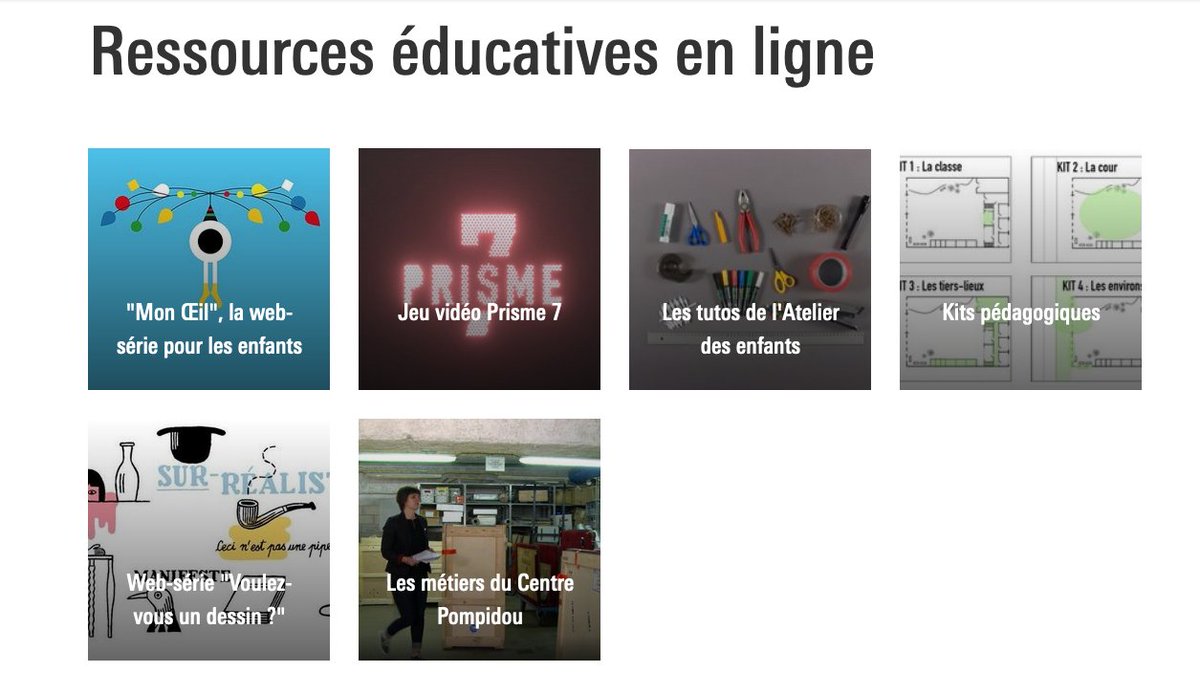 Canope_DTIDF's tweet photo. #EAC Nouvelle interface pour @CentrePompidou : l'occasion de (re)découvrir ses ressources éducatives en ligne (kits, autos, webséries), podcasts, mooc et le jeu vidéo #Prisme7
➡️ https://t.co/6SRZI4e4uj
#CultureChezNous https://t.co/yH2bxwjzQ4