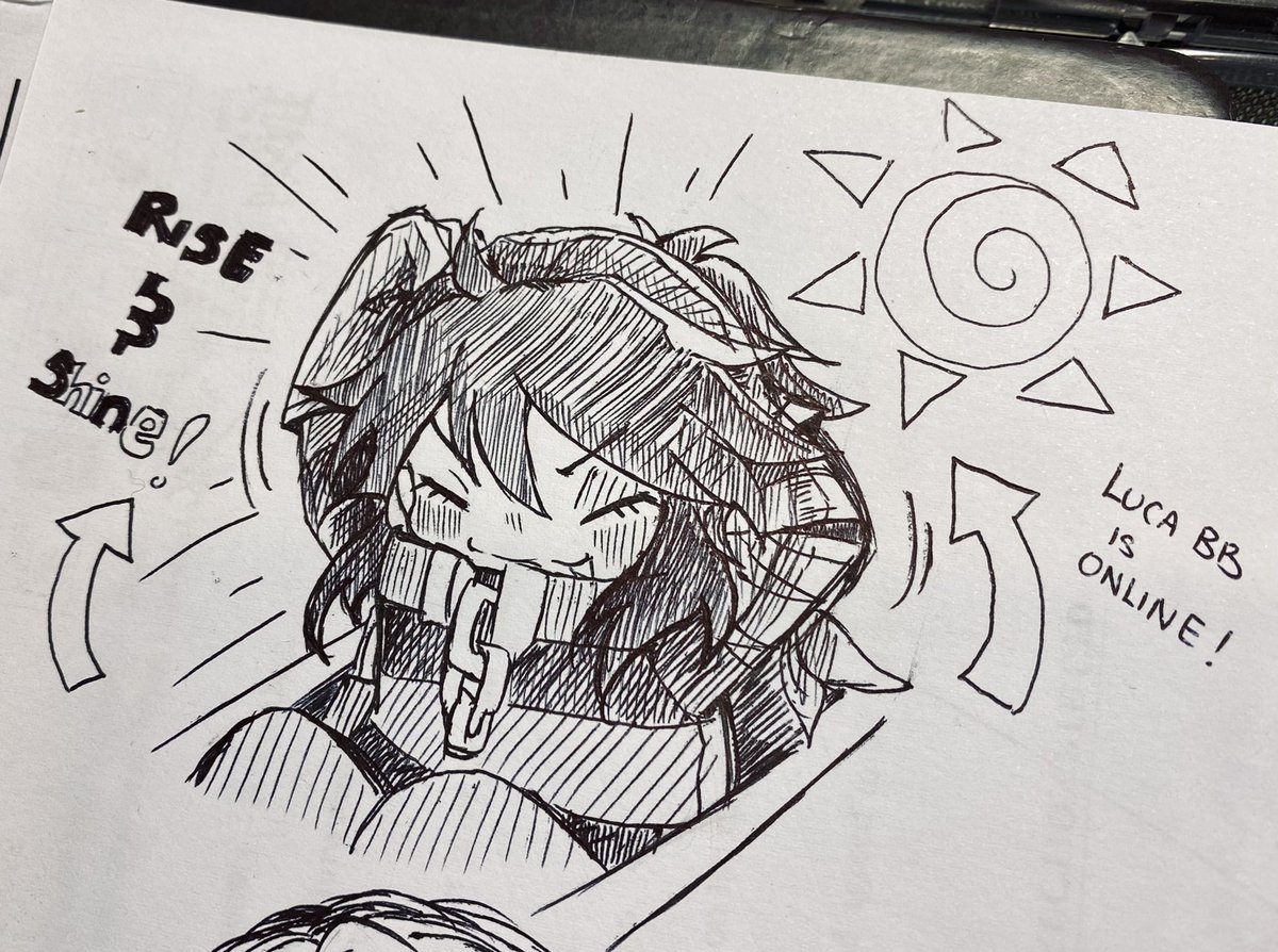 Aesop: Morning to everyone but Luca

Good night, forever ✨

AesopLuca doodle lolol 