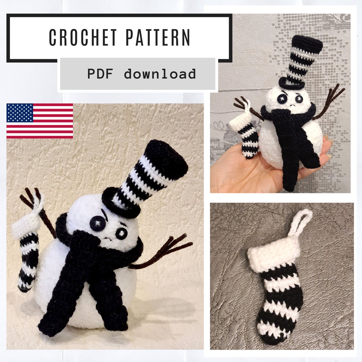 deftcrochet's tweet image. Crochet Pattern Gothic Snowman, Fluffy Amigurumi Toy etsy.me/3kG1QmS #amigurumipattern #amigurumitutorial #crochettoytutorial #crochetamigurumi #amigurumisnowman #fluffysnowmantoy