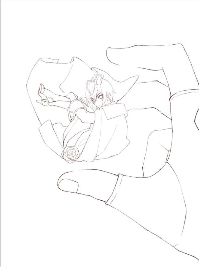#皆さん線画と塗った後を見せてください

まともな絵がこれくらいしかなかった 
