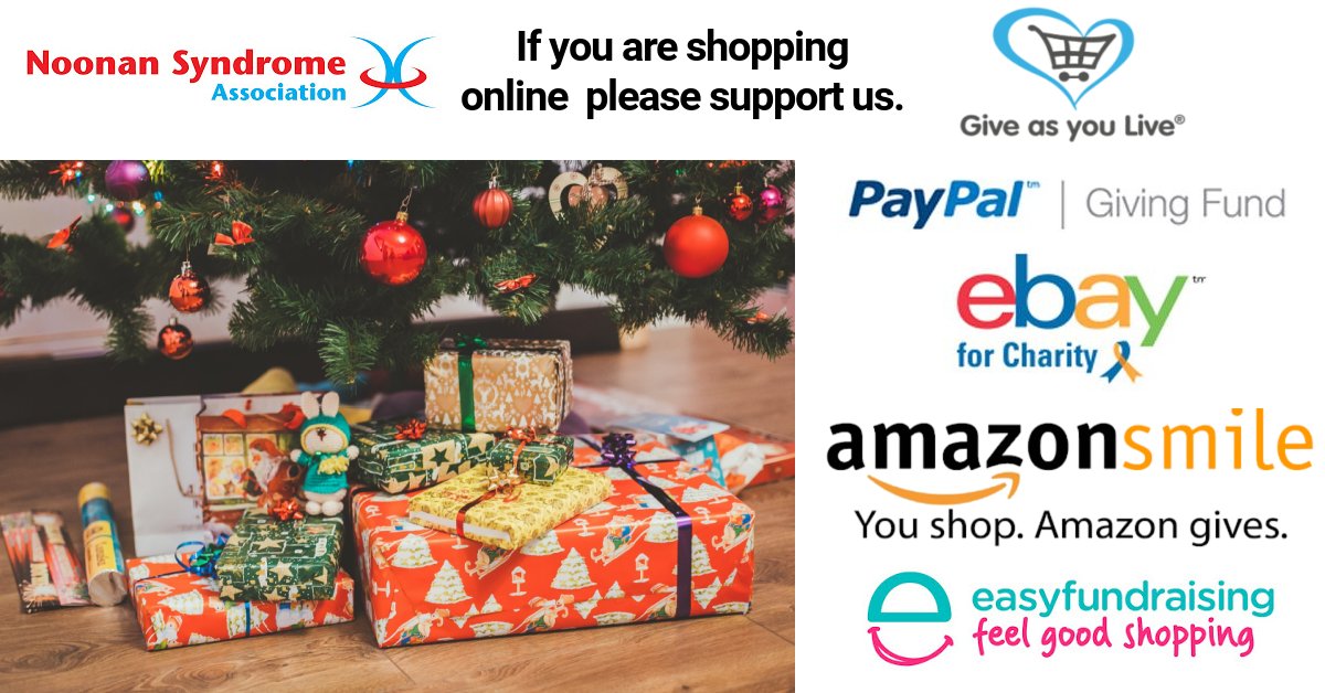 noonansyndrome's tweet photo. You can support the NSA in various ways whilst online shopping - find our organisation on eBay, PayPal, Give as you Live, Amazon Smile &amp; Easy Fundraising, select us &amp; start shopping. It's super easy. Happy Shopping. Thank you :) https://t.co/Z0hgJq5MfH