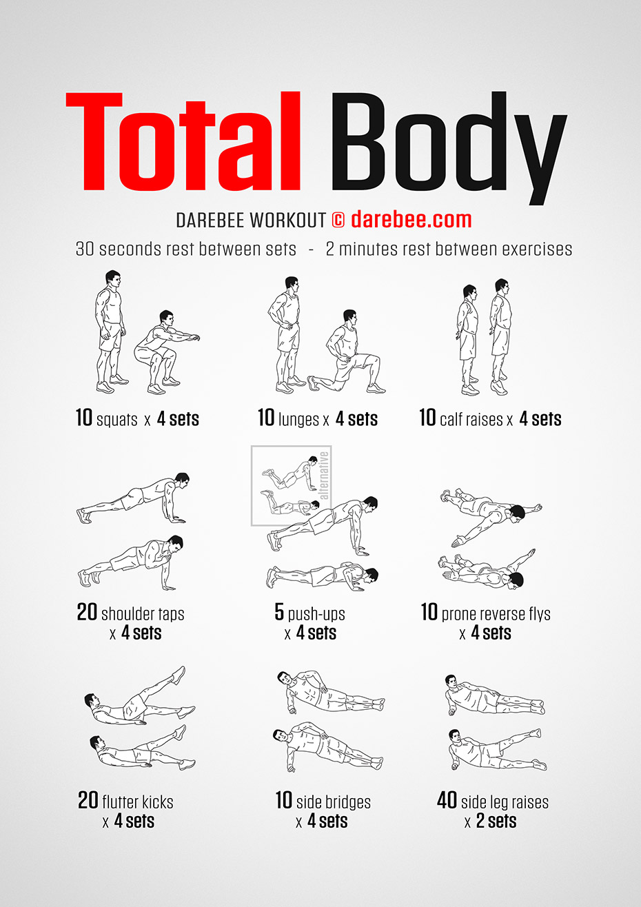 Full body workout 2025 at home pdf