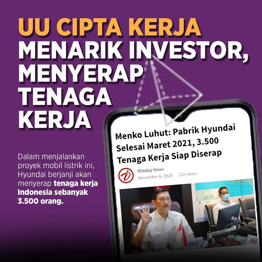 LeMax25211477's tweet photo. Dukung UU Cipta Kerja. #UUCiptaKerja https://t.co/Zi2Rz1XX5m