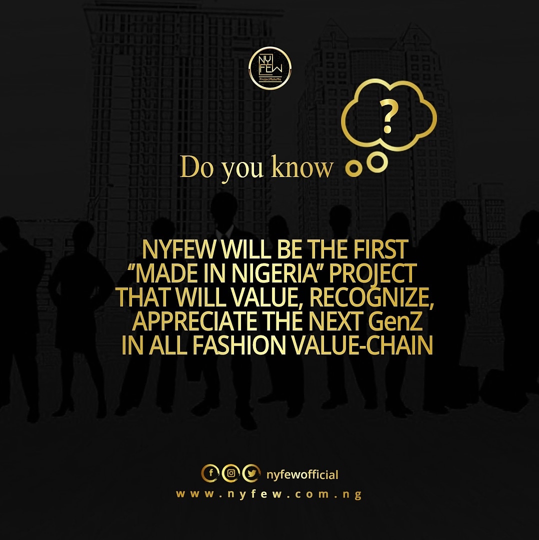 NYFEWofficial's tweet image. Do you know? #Nyfew #NyfewProjectMakeMe #NyfewAnticipate  #tuesdayvibe #GOtvWelcomesLaycon