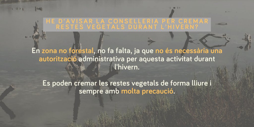piacaib's tweet photo. 🔥Saps si per fer foc fora de terreny forestal en aquesta època fa falta autorització?
Al #PIAFAQs d'avui resolem els dubtes relacionats. Recorda que el risc zero no existeix i que cal precaució. Si tens dubtes, consulta aquest enllaç: https://t.co/8gqtXI8wiO https://t.co/ABdVNodVjW