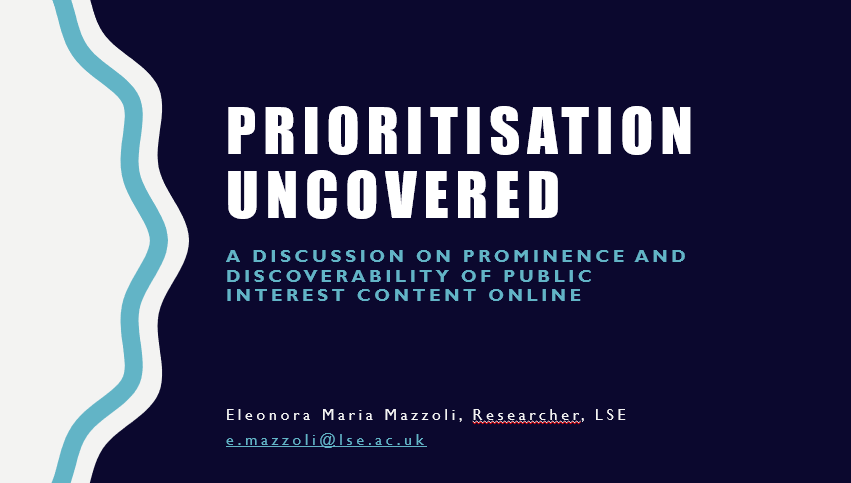 EleonoraMazzoli's tweet photo. It was great to discuss issues of #discoverability of content #online with former colleagues from @EBU_Policy and @EBU_HQ Members! Timely debate on how #platforms curation processes influence access, discovery and consumption of #media content and what can #policy do in this area https://t.co/kc1Ljy3jhE