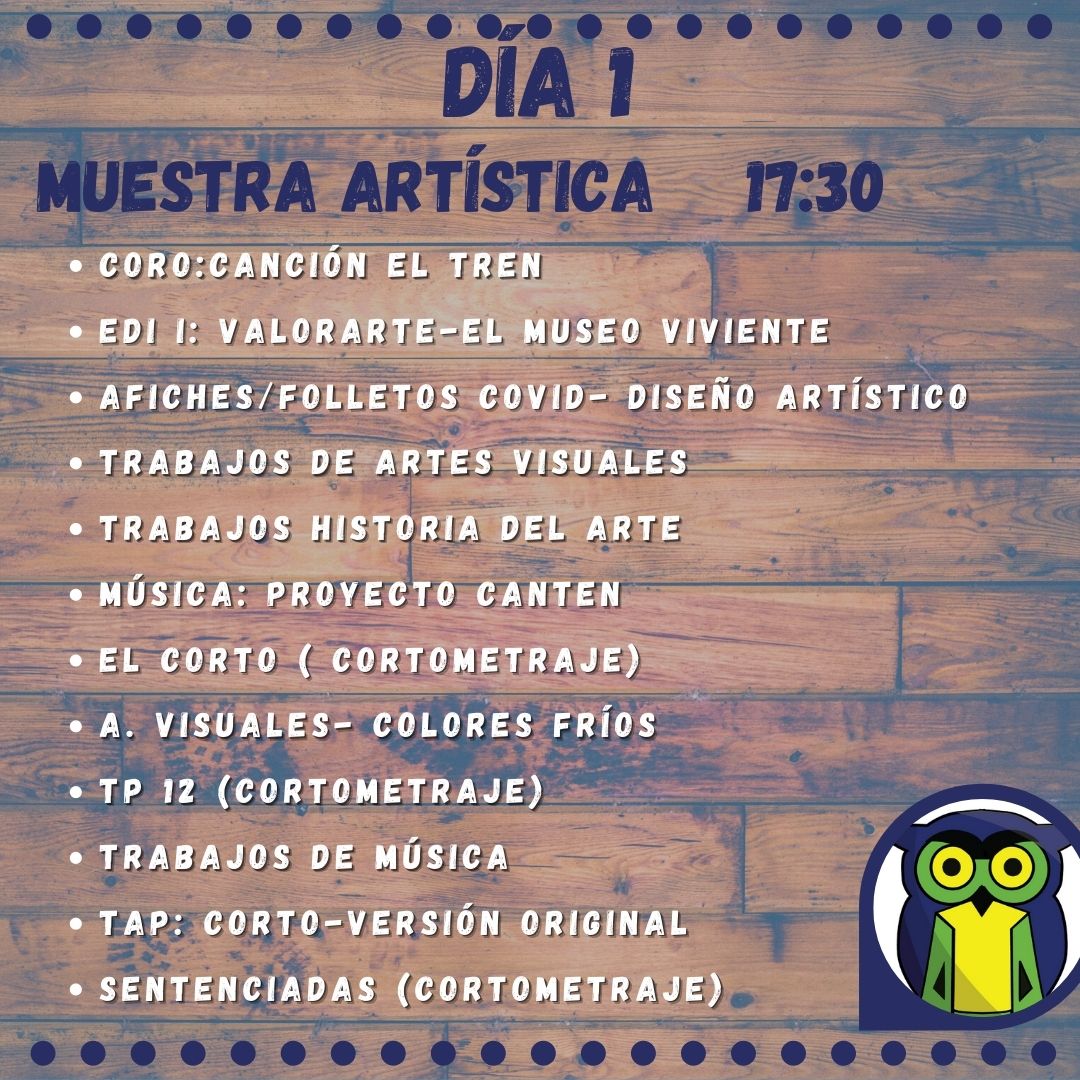 cucuncuyo's tweet photo. 📌Se inicia la semana de las Artes del CUC! 

🎭🎨Compartimos la agenda de lo que se podrá ver en el día!

📲Todas las producciones se podrán seguir en el canal de Youtube y de Instagram del Colegio! Nos pueden buscar en ambas como @cucuncuyo 

#CUCUNCUYO2020 https://t.co/CeeaMMuXSW