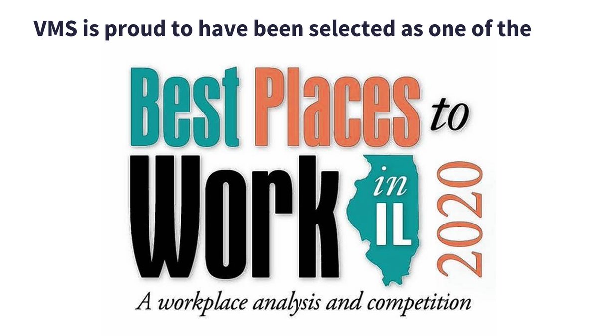 VelocityMrchnt's tweet photo. VMS is honored to have been selected by Daily Herald Business Ledger as one of the best places to work in 2020. The companies honored this year have an employee satisfaction rate of nearly 90%, almost twice the national average. #bestplacetowork #companyculture https://t.co/DcHQgJ8wZO