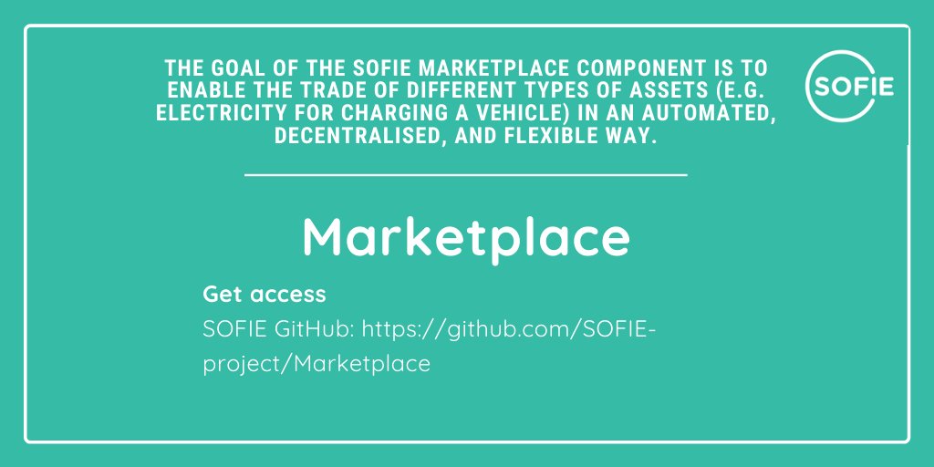 Introducing <a href="/EU_Sofie/">SOFIE</a> Framework components! In the loop
🔴 Marketplace
👉Allows participants to trade resources by placing bids and offers in a secure, auditable, and decentralised way.
🟢Access our GitHub: github.com/SOFIE-project/…
🟢Learn more: bit.ly/3loCqLH
#IoT