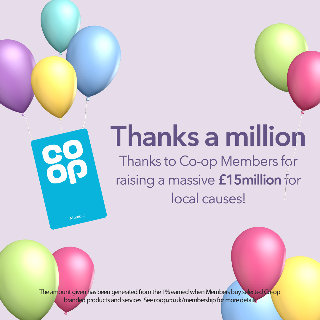 coopukcolleague's tweet photo. 🎉 Join us this weekend for our Co-op Payout Celebrations. 🎉 #ItsWhatWeDo