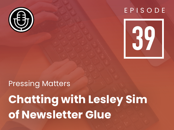 pressingfm's tweet photo. 📣  Episode 39: Chatting with Lesley Sim

🎙️ We had a great chat with @lesley_pizza talking about her WordPress plugin @NewsletterGlue, marketing a WordPress plugin &amp; choosing the right platform to sell WordPress plugins.

https://t.co/FtxBxmbRdC https://t.co/3f1Mfl2Mx5