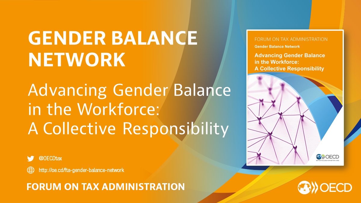 OECDtax's tweet photo. Gender balance and equality in the workforce requires strong, thoughtful &amp; committed leadership.

📙 Explore how #tax administrations have been successfully implementing policies to create #genderbalance in the workforce ➡️ https://t.co/jpnCJsYtoJ https://t.co/pk0OxGDAIp