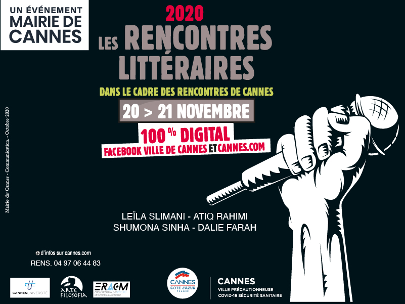 AFCannes's tweet photo. 🟦 100% DIGITAL

Les Rencontres de Cannes littéraires - 2020 en direct 20 &amp; 21 novembre à 18h.

Un évènement @villecannes en partenariat avec Cannes-Université, @AFCannes et Eracm
+ d’info sur https://t.co/QYip5Q8aWS

#Cannes #culture #evenementdigital https://t.co/bn1MRE31A0