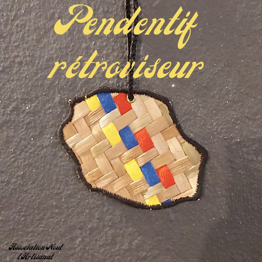 noutlartisanat's tweet photo. L' #association #noutlartisanat vous présente le #pendentif de rétroviseur en #vacoa, carte de #lareunion #rouge #bleu #jaune  

https://t.co/qj5qtdIUu2

@scouturieres https://t.co/DT95HPJjEP