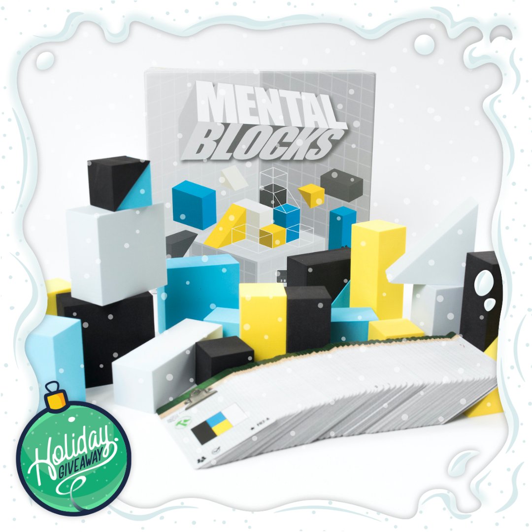 Pandasaurusgame's tweet photo. 🎁 Day 2 of Holiday Panda-monium giveaways - MENTAL BLOCKS 🎁

Mental Blocks is the nail-biting 3D puzzle game you will never want to put up. Players must work together to solve puzzles of various difficulties before time runs out! 

👉 Enter here: https://t.co/ZCJai7WXZy https://t.co/gInU0EdbAT