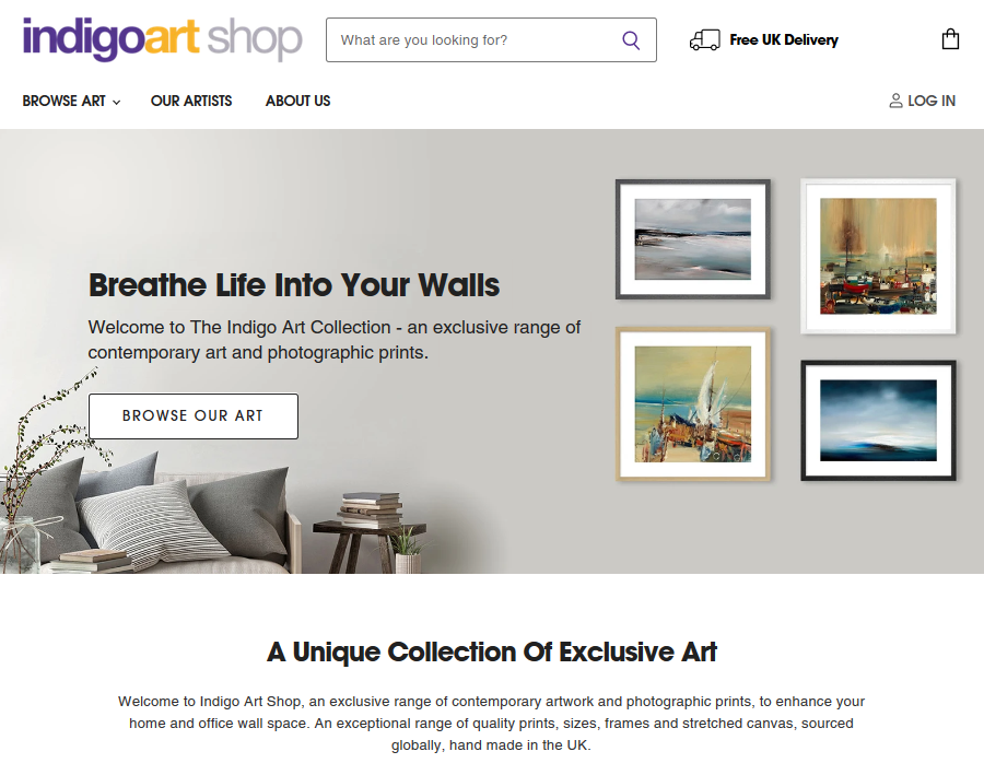 SurefireMedia's tweet photo. The new Indigo Art Shop website is now live!

We worked on theme customisation and Klaviyo set up, delivering another great #Shopify website that has been fast to start bringing in those all-important orders! Check it out here https://t.co/jreIqX9WBb

#websitelaunch
#Website https://t.co/yuUw7we4Vm