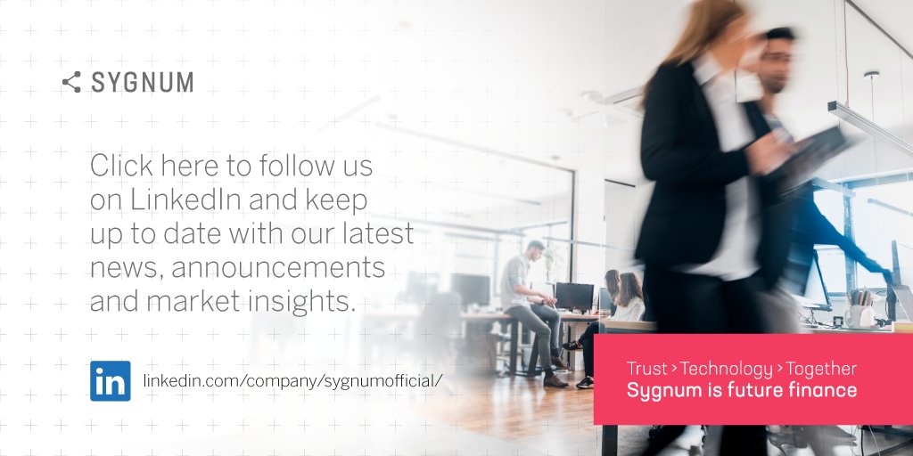 sygnumofficial's tweet photo. Follow us on #Linkedin and keep up to date with our latest #news, announcements and market insights.
Click here https://t.co/D59UtyvQgI
#Fintech #FutureFinance #DigitalAssets #InvestInDigitalAssets https://t.co/iBj7mhRurq