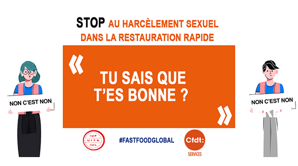 Ça vous choque ? On n'invente rien .... Stop au harcèlement sexuel ! #FastFoodGlobal #NotOnTheMenu 
@IUFglobal