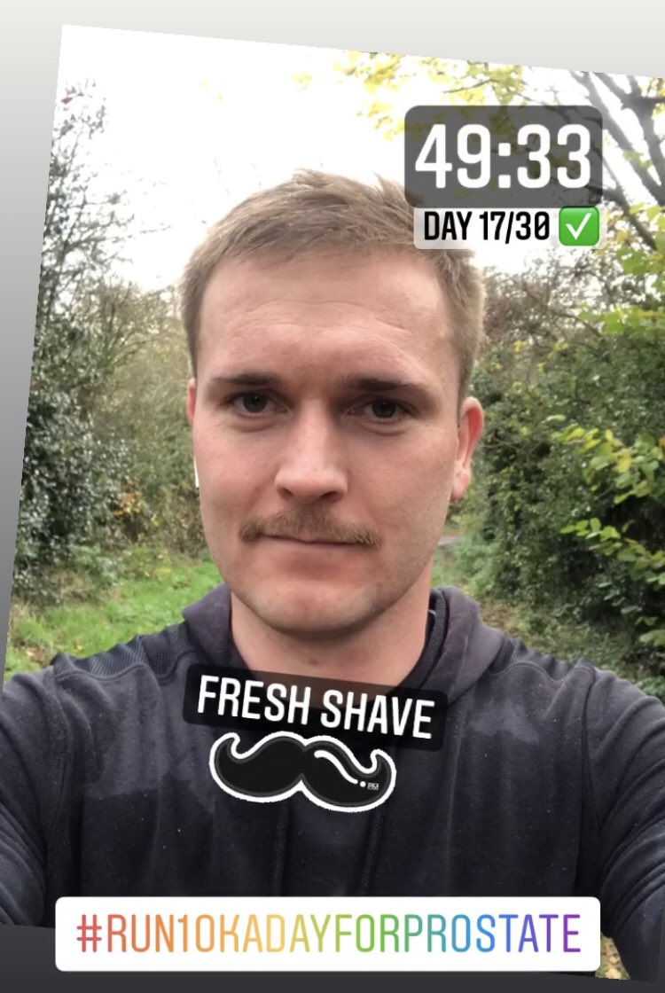 apmHearn's tweet photo. ✅ Day 17/30 - 49:33
Day off solo run. Calves and achilles are in pieces.
Please join us @prostateunited and support @ProstateUK by donating: https://t.co/EmpPmuKqaW
#run10kadayforprostate https://t.co/dK4rEGlEs2