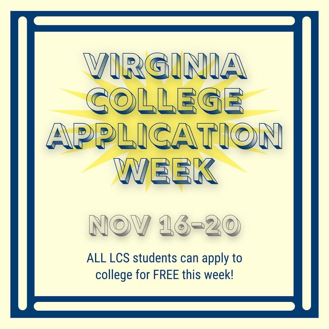 E.C. Glass H.S. on Twitter "It’s Virginia College Application Week and