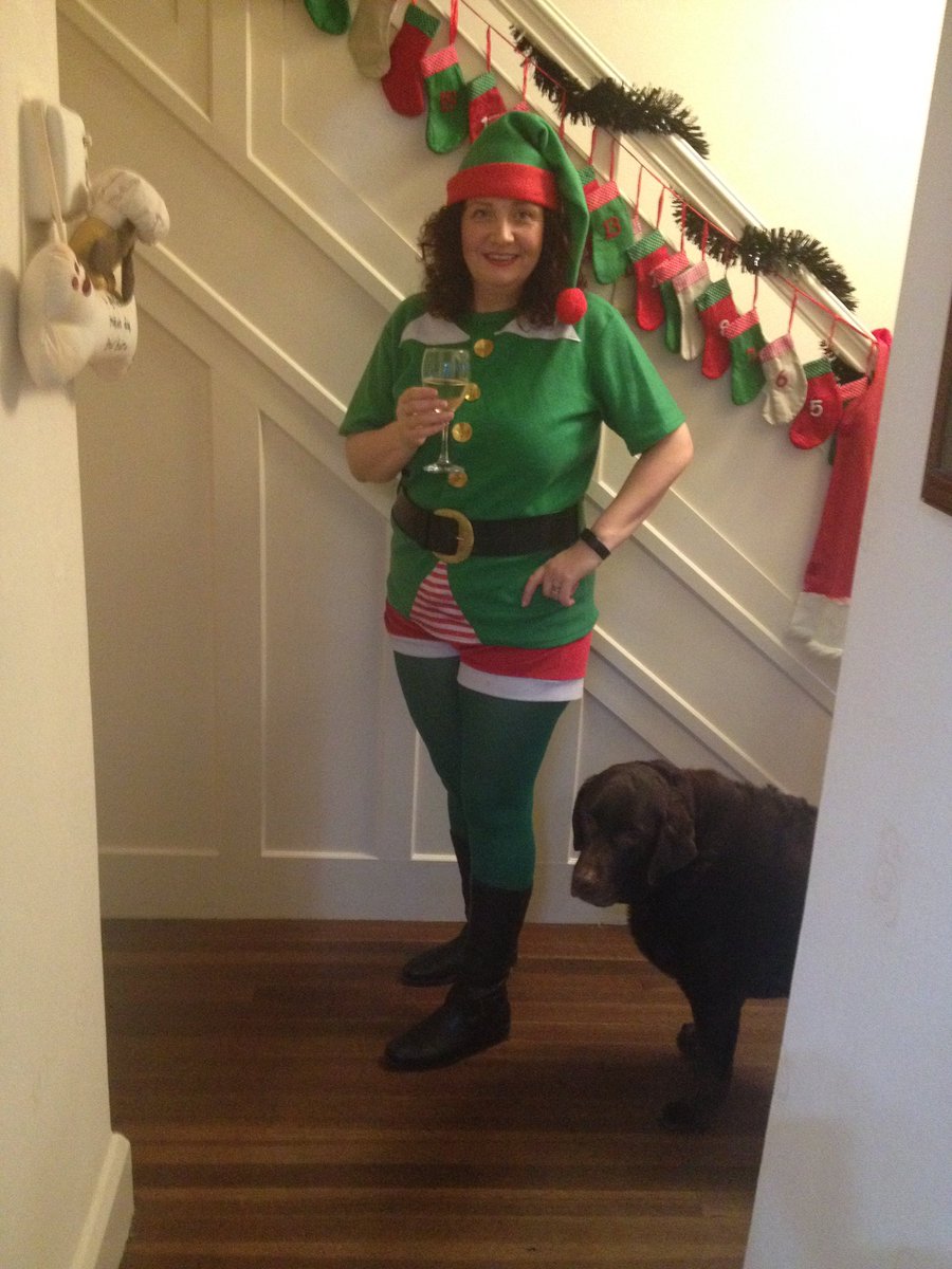 BrigadierKelly's tweet photo. I’m Cherry Kelly and I can feel my inner Elf coming out, but which one will it be? Come on over to Skegness and you will see!             Will it be, Sgt Elf, Chillin Elf, or Very Naughty Elf? 
(At 47 I should know better)
#ElfEverything @skytv @JasonManford https://t.co/eJ5PvWi7sh