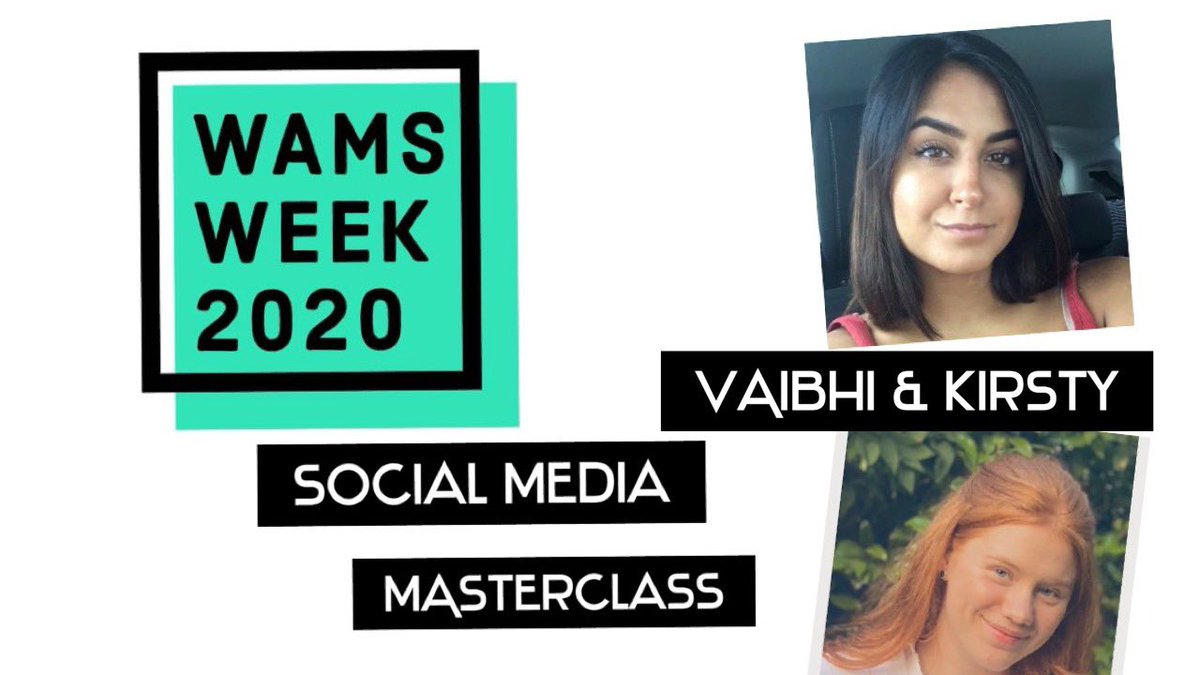 NMS_WP_Forum's tweet photo. Up now, social media masterclass from the @WeAreMedics_ co-directors
10k followers on Instagram 😱
@kirstymorrisn &amp; @VaibhiD !
#WAMSWeek20 #WideningParticipation #WAHED2020 https://t.co/J5F7cgXtKg