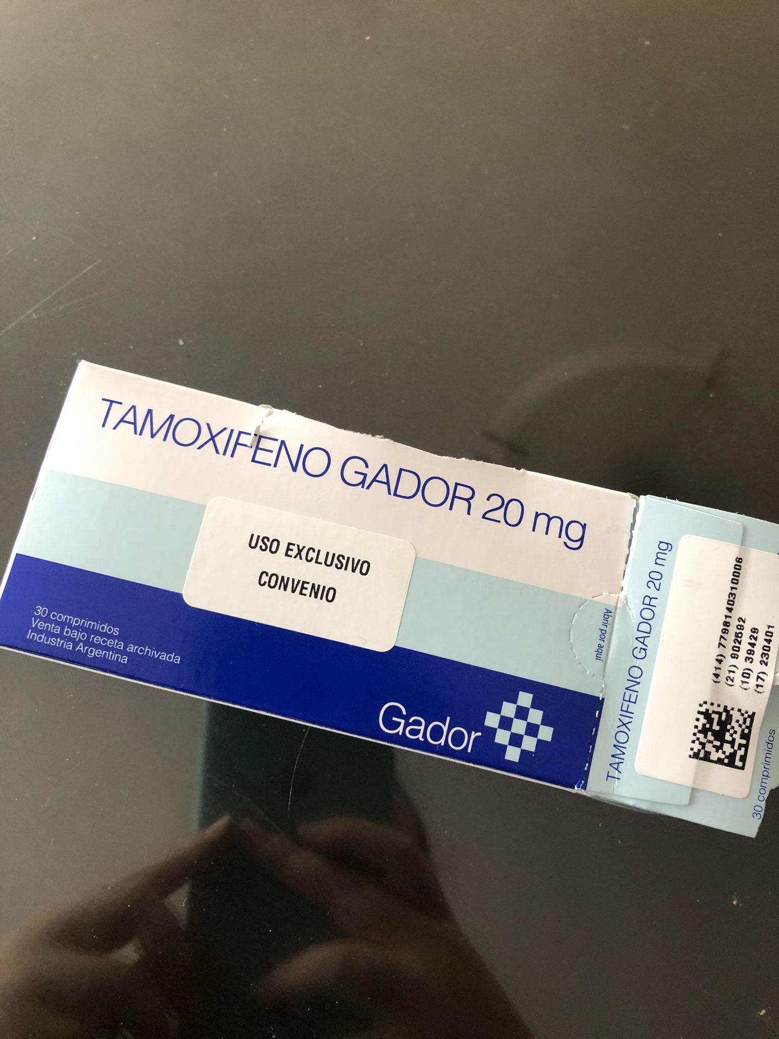 Tamoxifeno 20 Mg Gador Precio