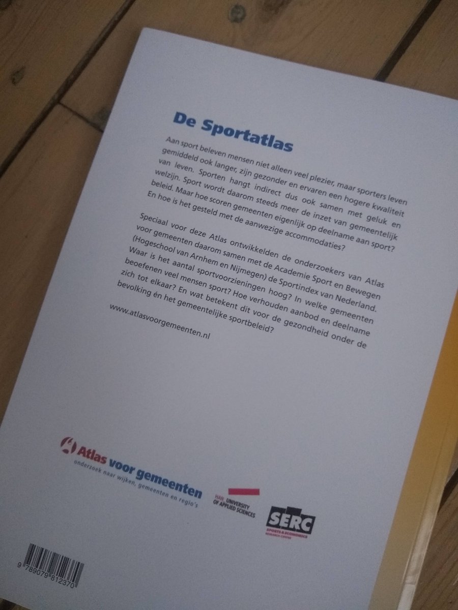 Morgenochtend (ca. 6.30 uur) ben ik te gast bij <a href="/JurgenvandeNOS/">Jurgen van den Berg</a> op <a href="/NPORadio1/">NPO Radio 1</a> om te praten over de Atlas voor Gemeenten (thema: Sport) waarvoor <a href="/AtlasOnderzoek/">Atlas Research</a> samenwerkte met <a href="/HAN_SenB/">HAN Sport en Bewegen</a>. De ditale #Atlasconferentie is morgen vanaf 13.00 uur te volgen via: atlasconferentie.nl