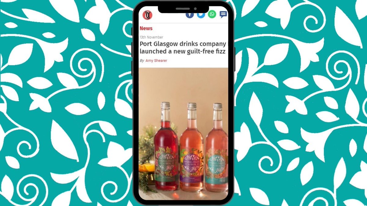SparklinglyS's tweet photo. Incredible to see us in the local news, it makes all of the hard work worth it! 🙌🥂 And of course, we couldn't do it without all of our lovely supporters! 🤗🥰 @greenocktele #SparklinglySober https://t.co/mlwOjRVqmj