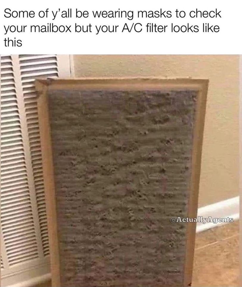 HollieRealtor's tweet photo. Raise your hand if you changed your air filter in the last 30-60 days? 🙋‍♀️ If your allergies bother you frequently &amp; if you have multiple pets, you should be changing your #AirFilter every couple of months if not more! 🏚️ @ActuallyAgents 
#Allergies #AirFiltration #HomeMaintenance https://t.co/d4Ncq4vZJ8