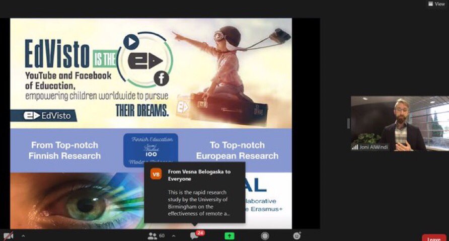 VisualProject2's tweet image. Inspiration workshop in @JAMK_AOKK . We heard EdTech views from @Vesna_IRISC @flowboxoy  @NordicSimulator and @EdVistoLearning