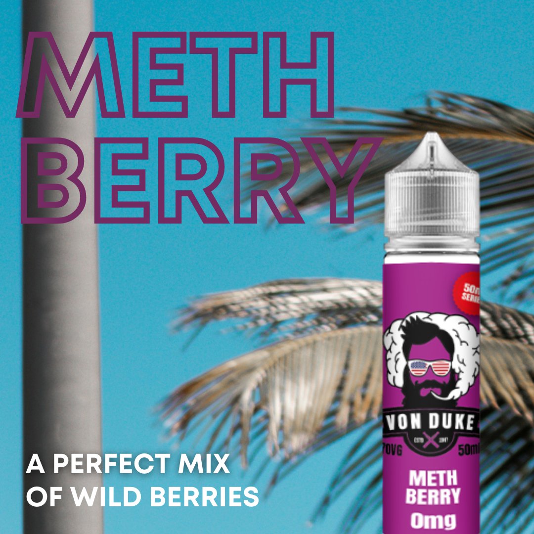 METH BERRY Nic Salts - 20mg

#eliquid #vape #vaper #vapeuk #vapedeals #shortfill #quitsmoking #nicsalts #nicotinesalts
