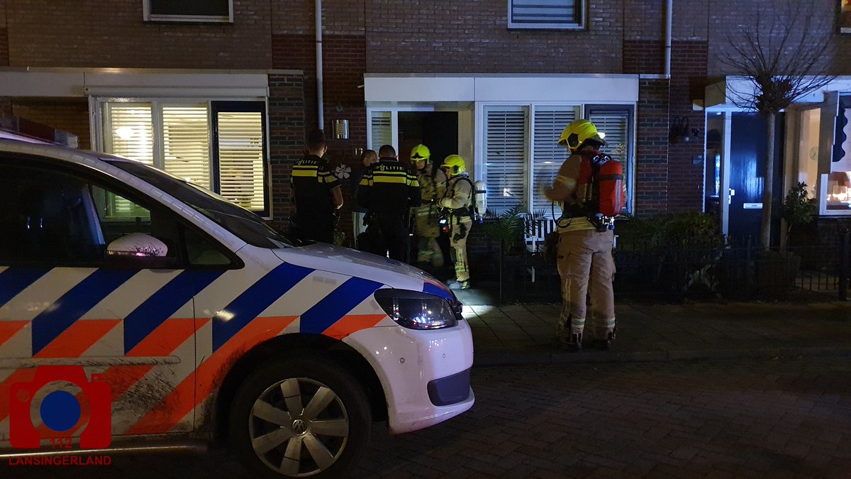 Melding brandweer Scholtendreef Bergschenhoek inzake gebouwbrand