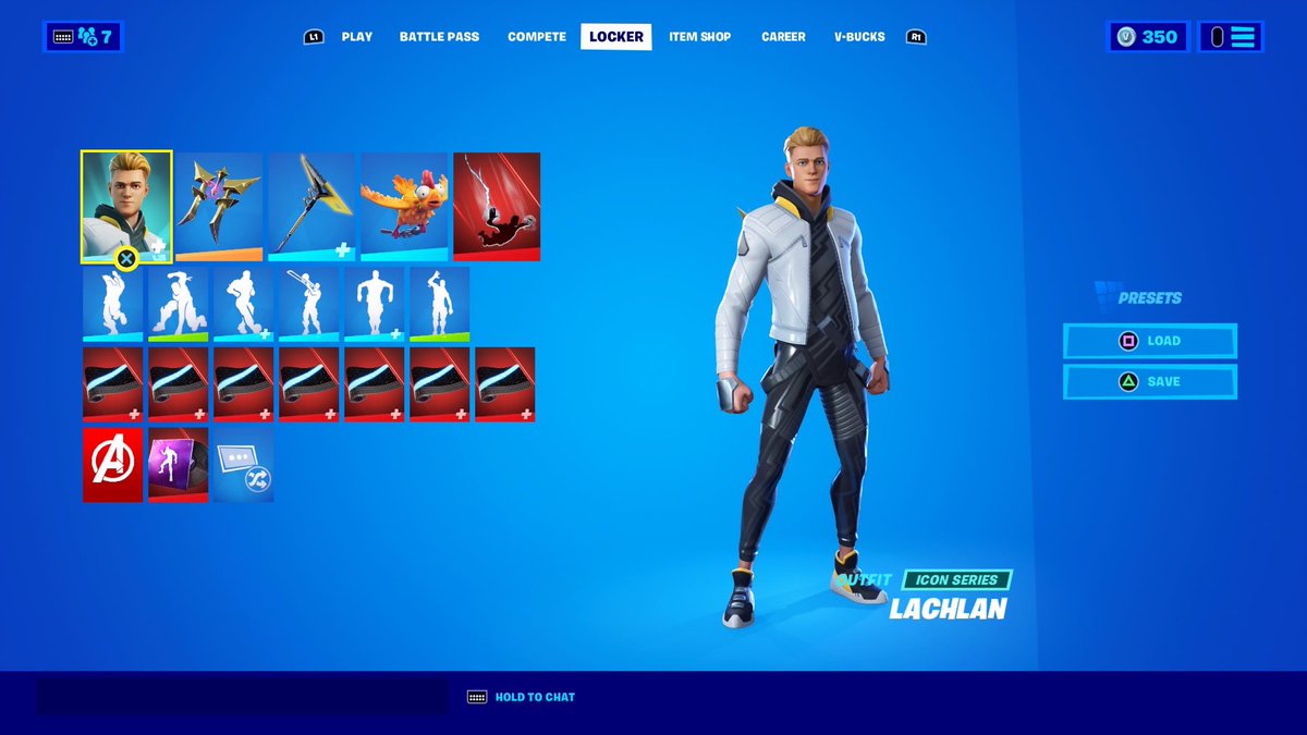 TheEmpireAlexT's tweet photo. Been rocking the Atmosphere Back Bling along with the Revoker pickaxe with the @LachlanYT skin. Hell of a combo. Looks great in game, especially all lit up after a few kills.  @FortniteGame #Fortnite #CodeLachy https://t.co/gfZK8JEiQL