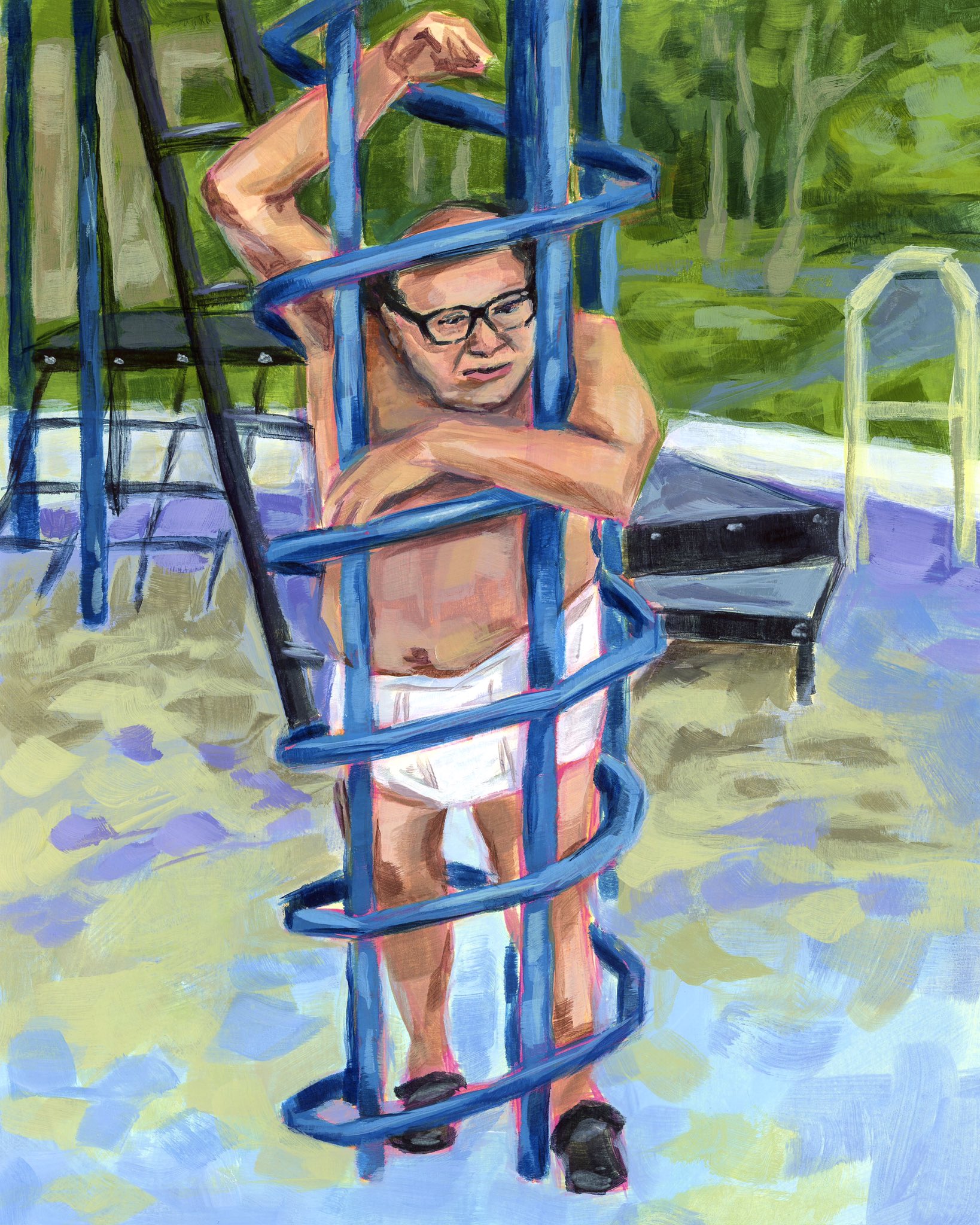 Happy birthday to the king, danny devito!! a thread of all of my paintings of him to date: 